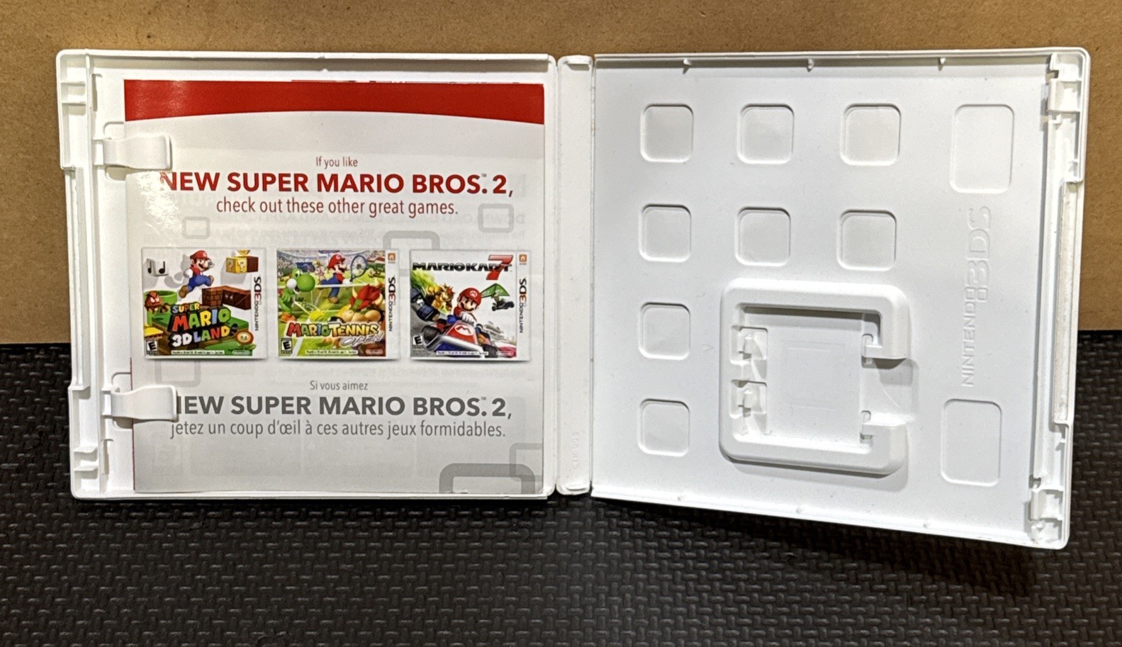Case and Flyers Only NO GAME New Super Mario Bros 2 Nintendo 3DS Authentic