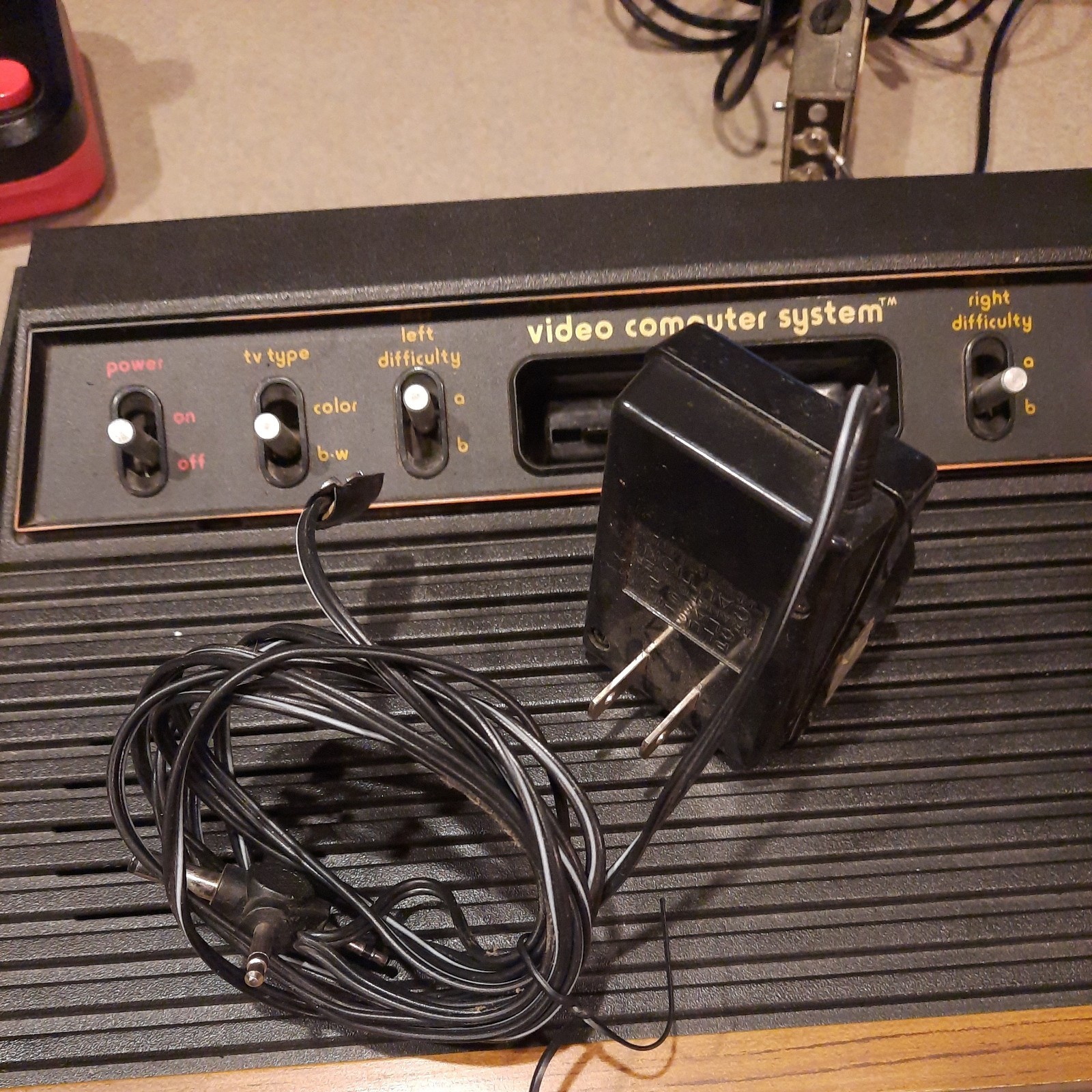Atari CX2600A Video Computer System Console With Controllers Very Clean