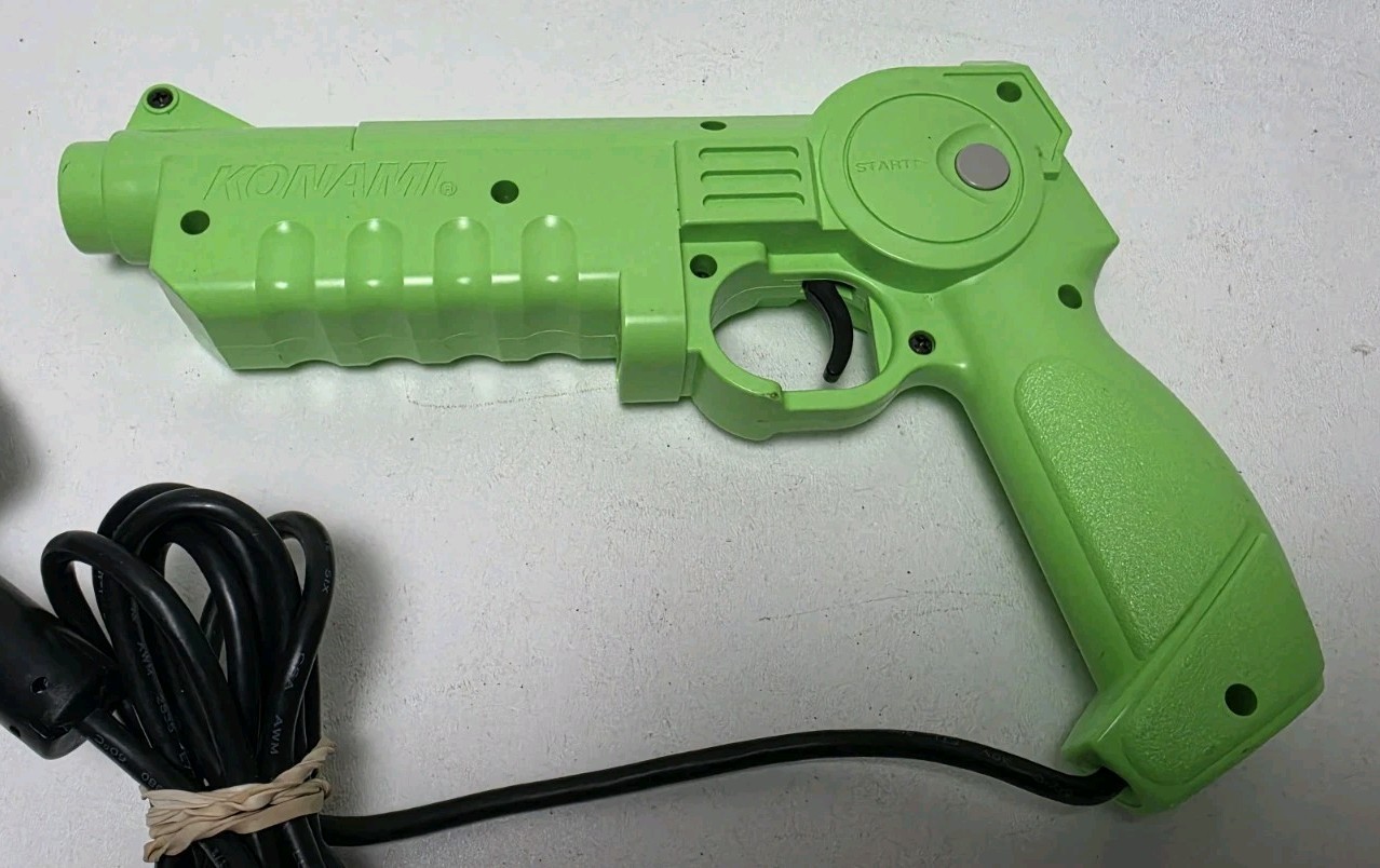 Official PlayStation 1 Konami Justifier SLUH-00017 Light Gun Controller 1995