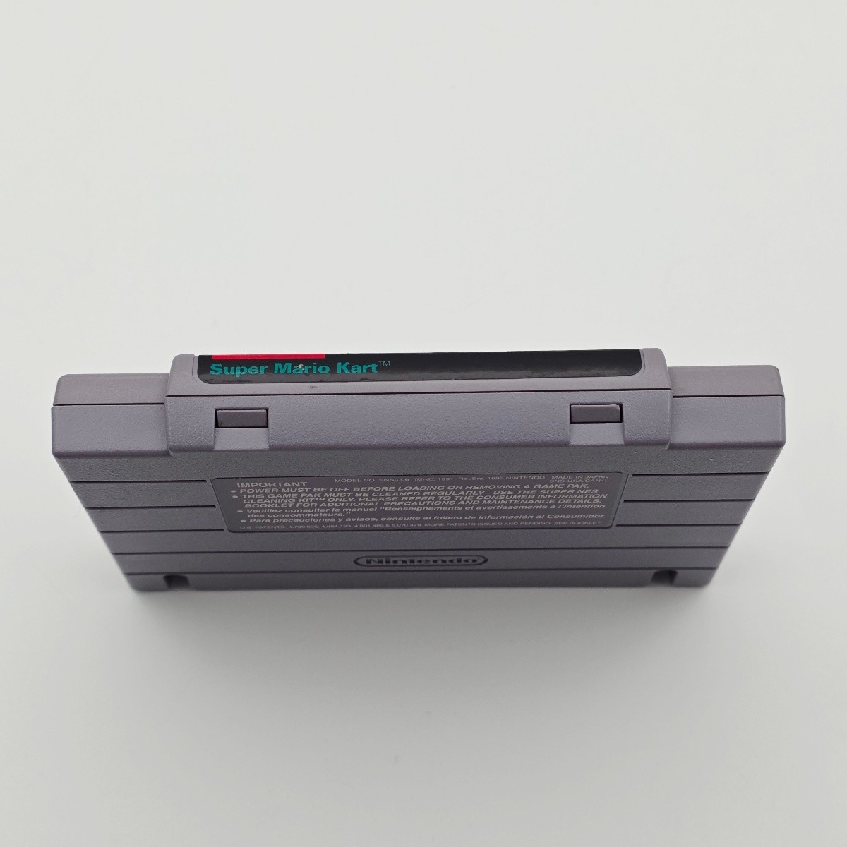 Super Mario Kart SNES Nintendo Authentic Tested Cartridge Only