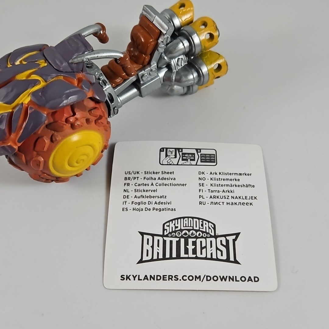 Activision, Burn Cycle, Skylanders Super Chargers Vehicle W/ Sticker
