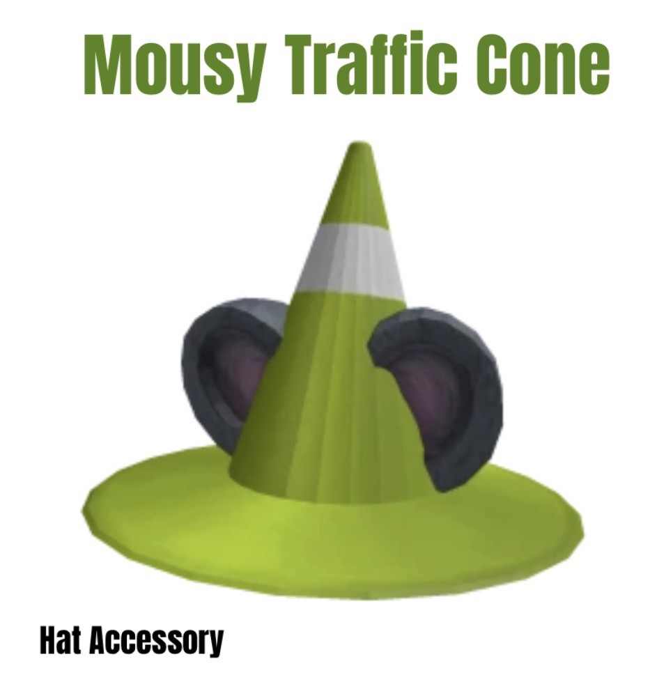 Roblox Mousy Traffic Cone Toy Code – Celebrity Series 8 – Not Red / Purple