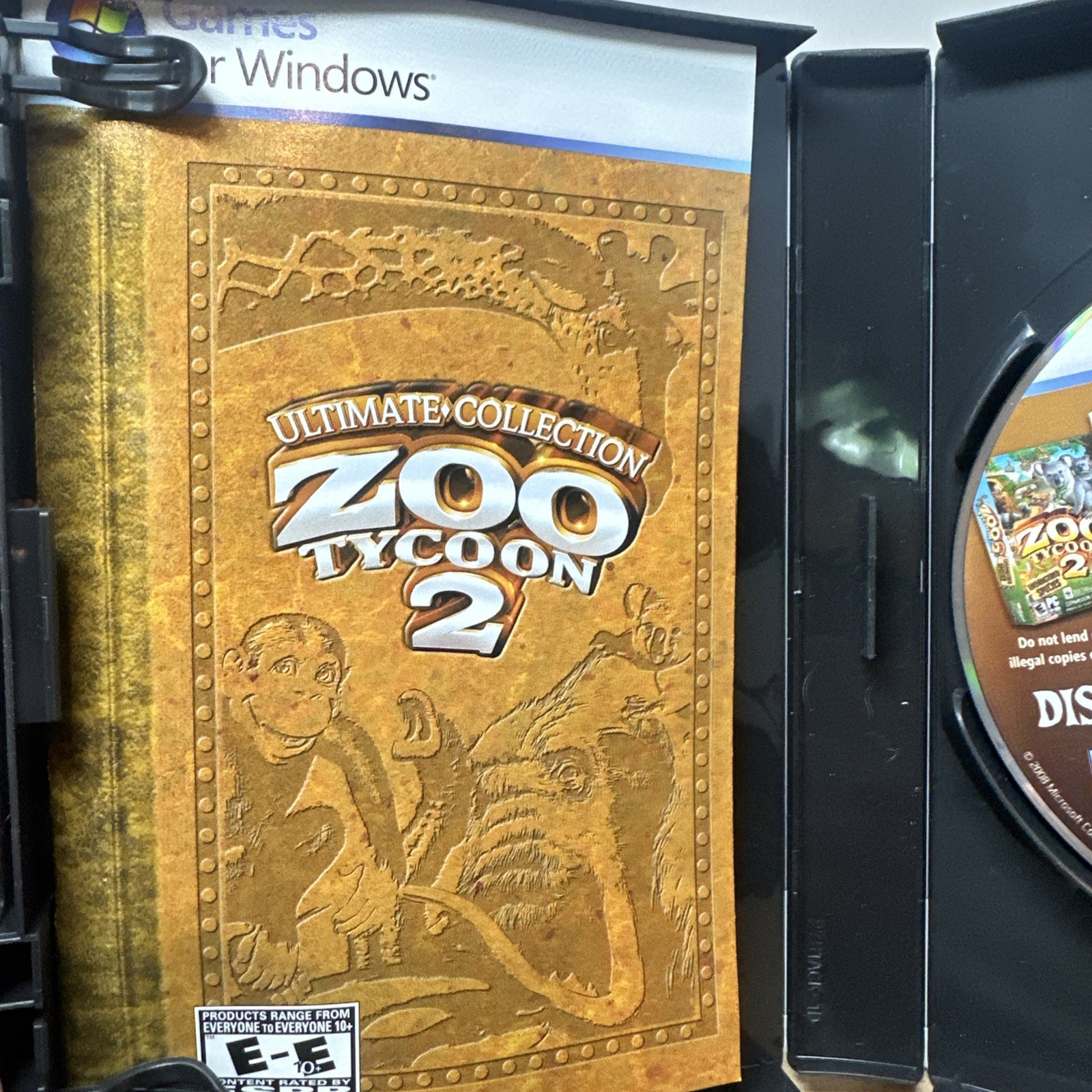 Zoo Tycoon 2 Ultimate Collection PC CD with All 4 Expansion Packs Complete 3disc