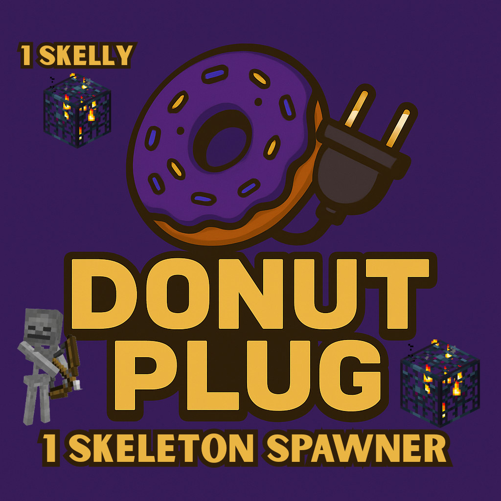 💎Donutsmp Skelly’s | 1 SKELETON SPAWNER | 12h Delivery! | $0.99 IRL Trade 💎