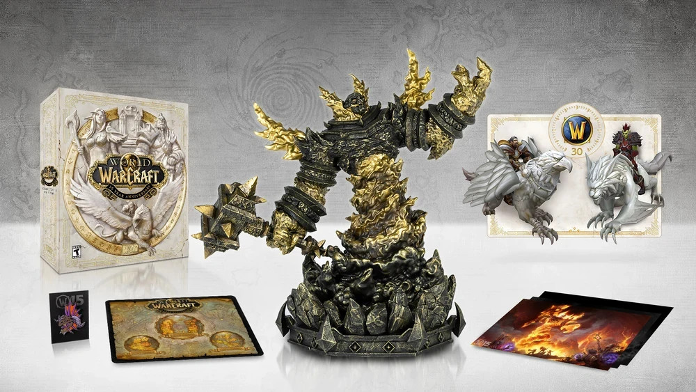 World of Warcraft 15th Anniversary Collector’s Set PC, Partially New