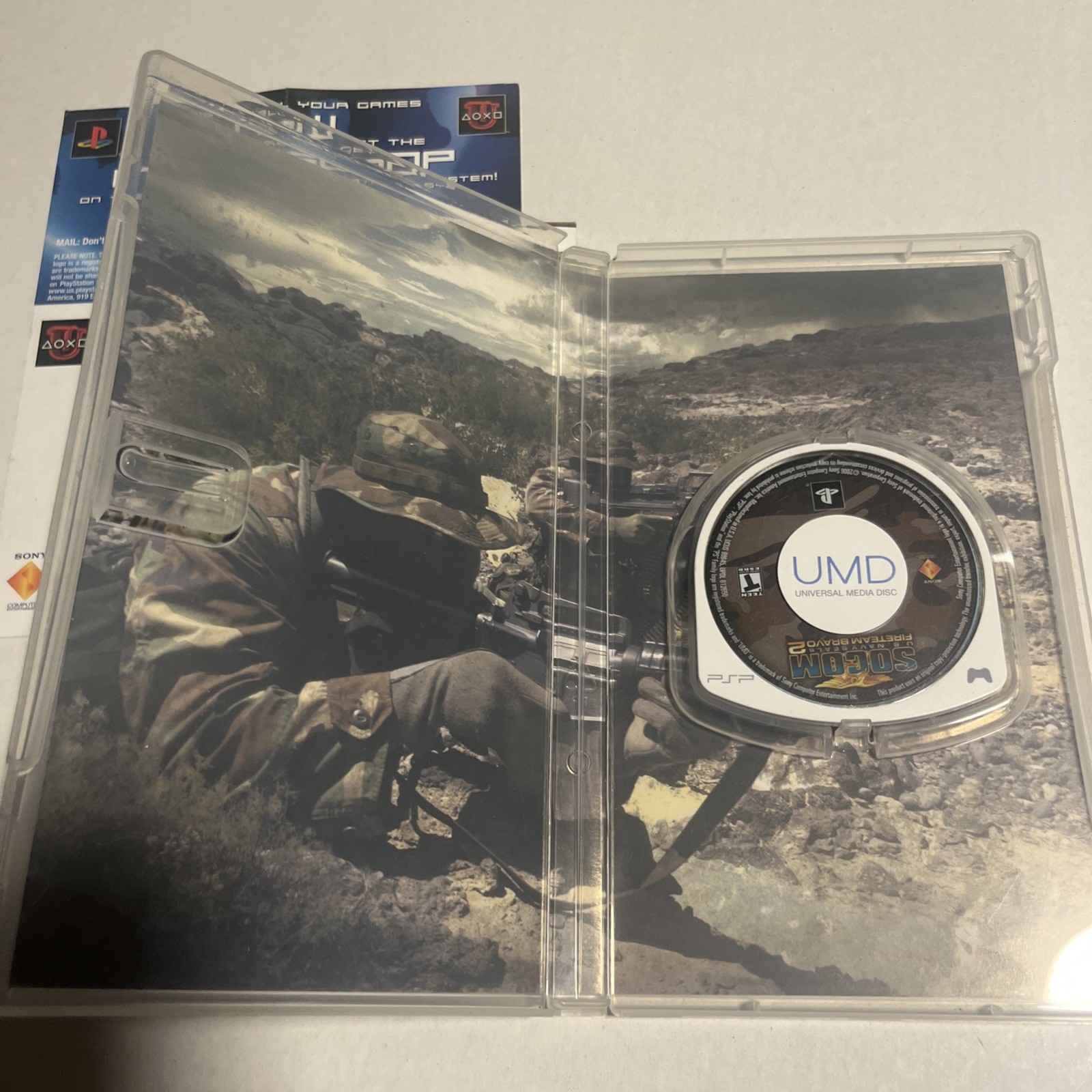 SOCOM: U.S. Navy Seals Fireteam Bravo 2 (Sony PSP) 2006; CIB Complete