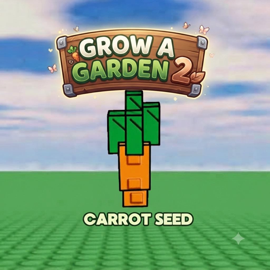 🔥 Grow a Garden 2 Roblox — Carrot Seed |SUPER Fast Delivery | GAG2 CHEAPEST