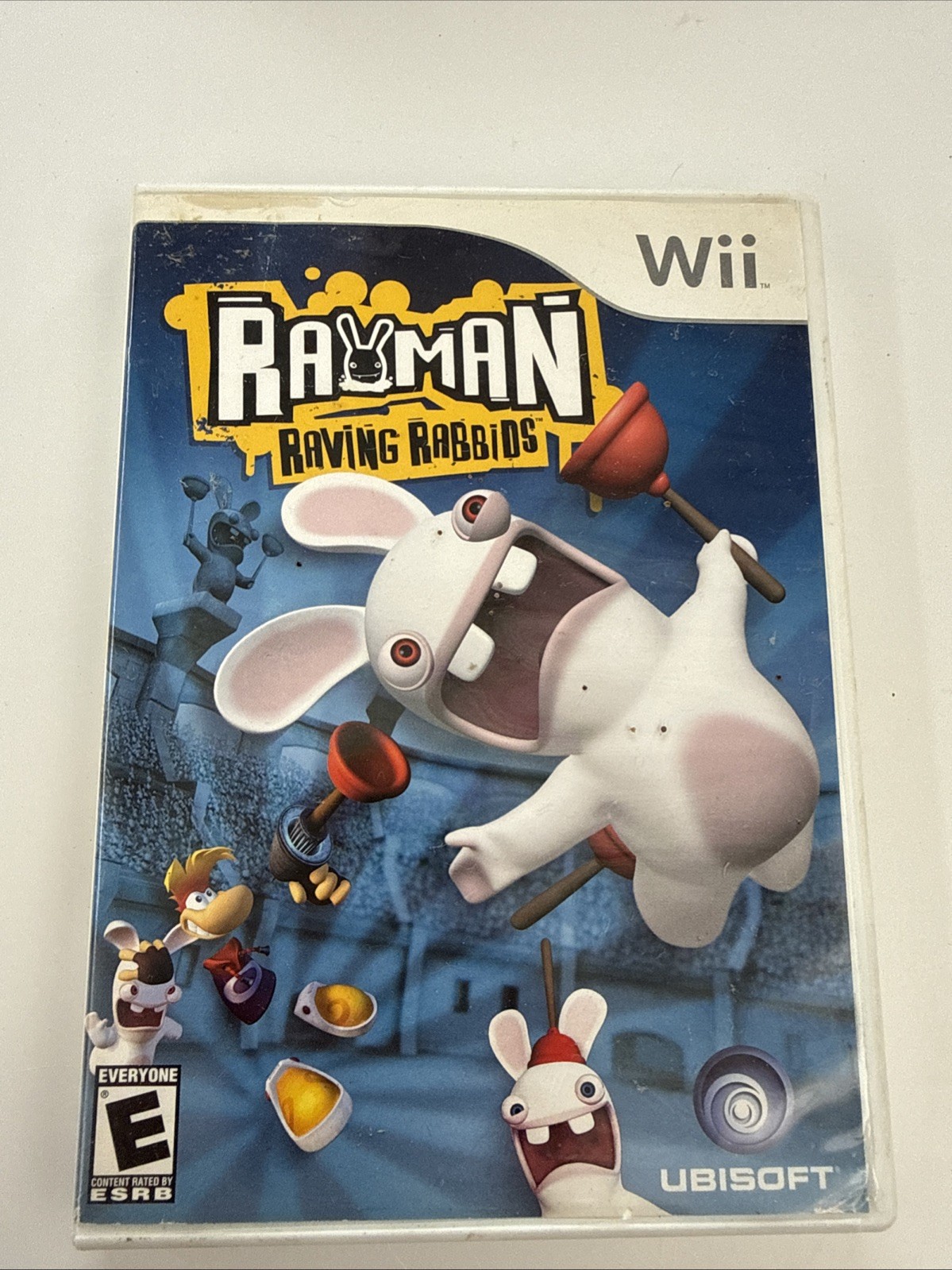 [TESTED] Rayman Raving Rabbids (Nintendo Wii, 2006) complete with manual CIB