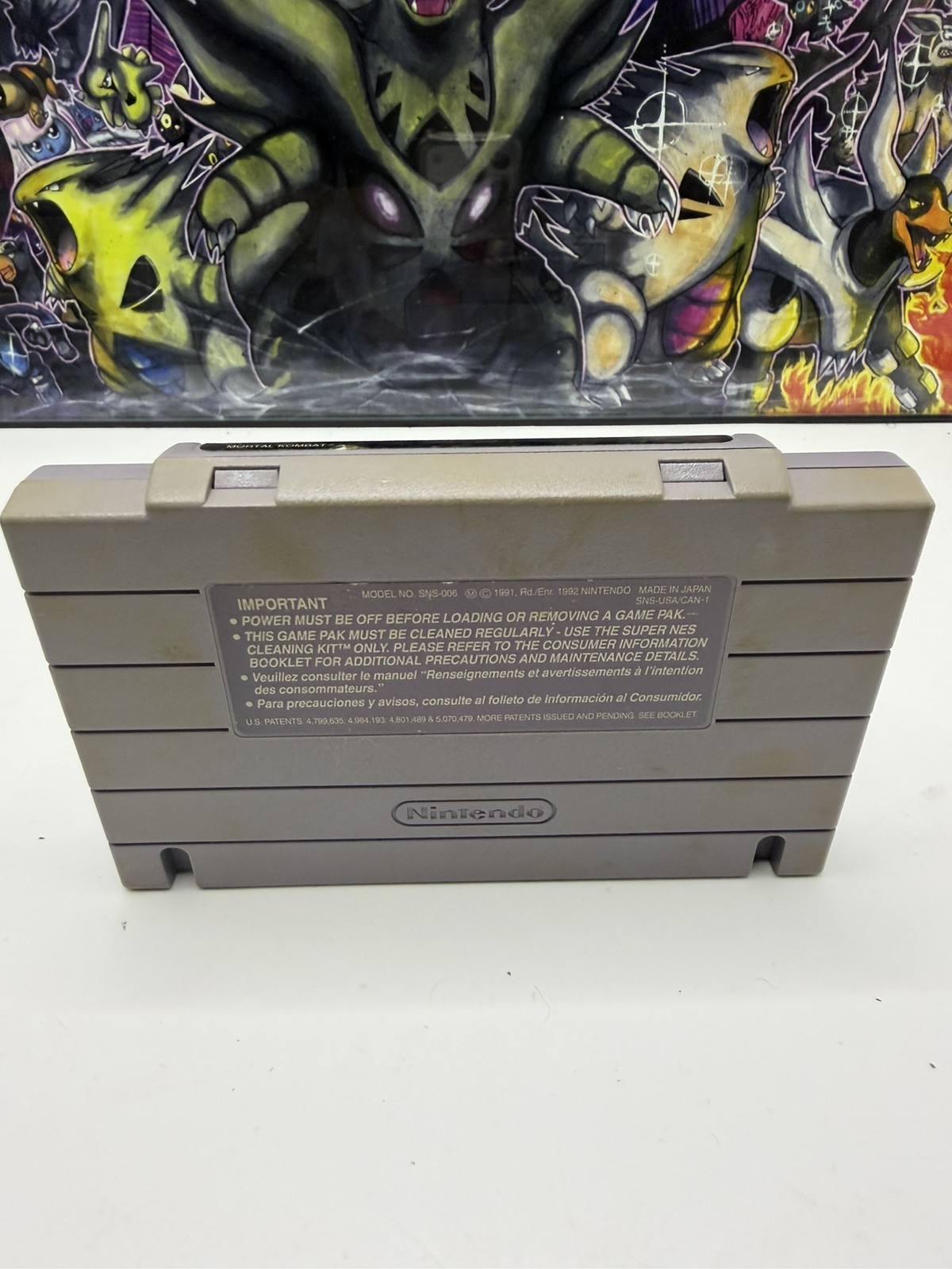 Mortal Kombat – SNES (Super Nintendo, 1992) Authentic Tested