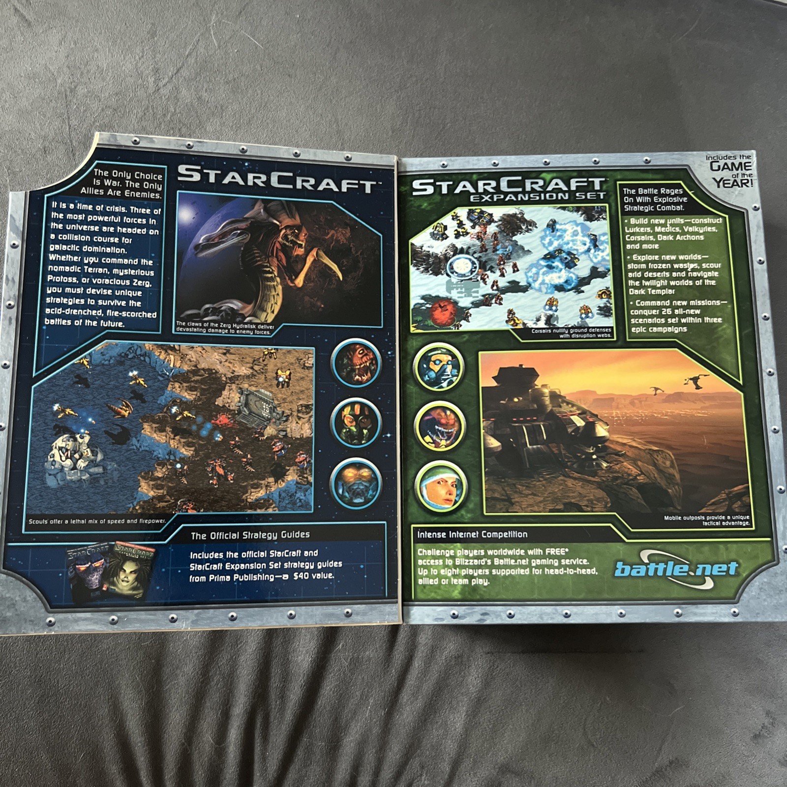 Vintage StarCraft: Battle Chest, 2000, Big Box, New & Sealed Very Nice Condition