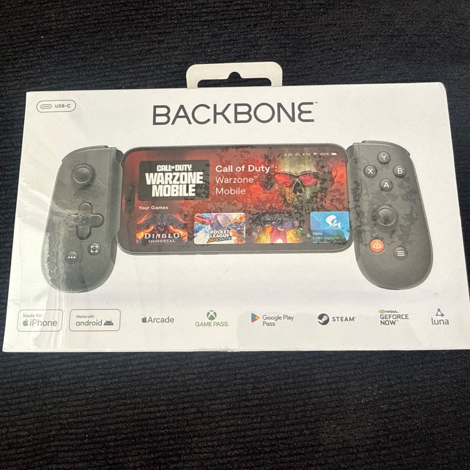 New Backbone One 2nd Gen Mobile Gaming Controller USB-C for iPhone & Android