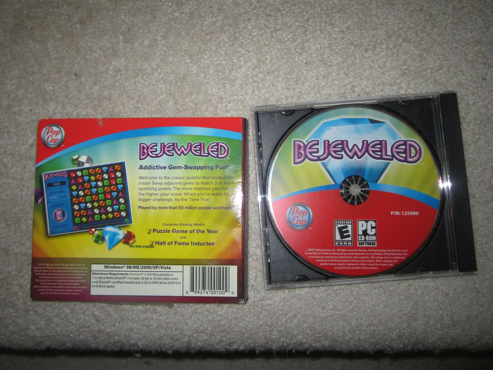 Bejeweled The World’s #1 Puzzle Game PC game used mint