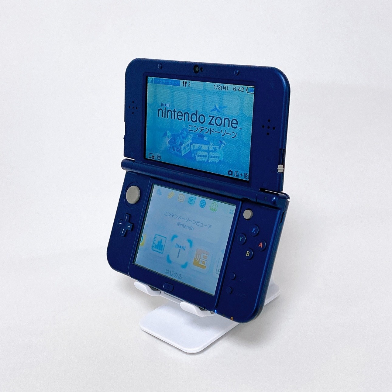 【Top IPS】New Nintendo 3DS LL XL Metallic Blue Japan Console Tested Fast Shipping
