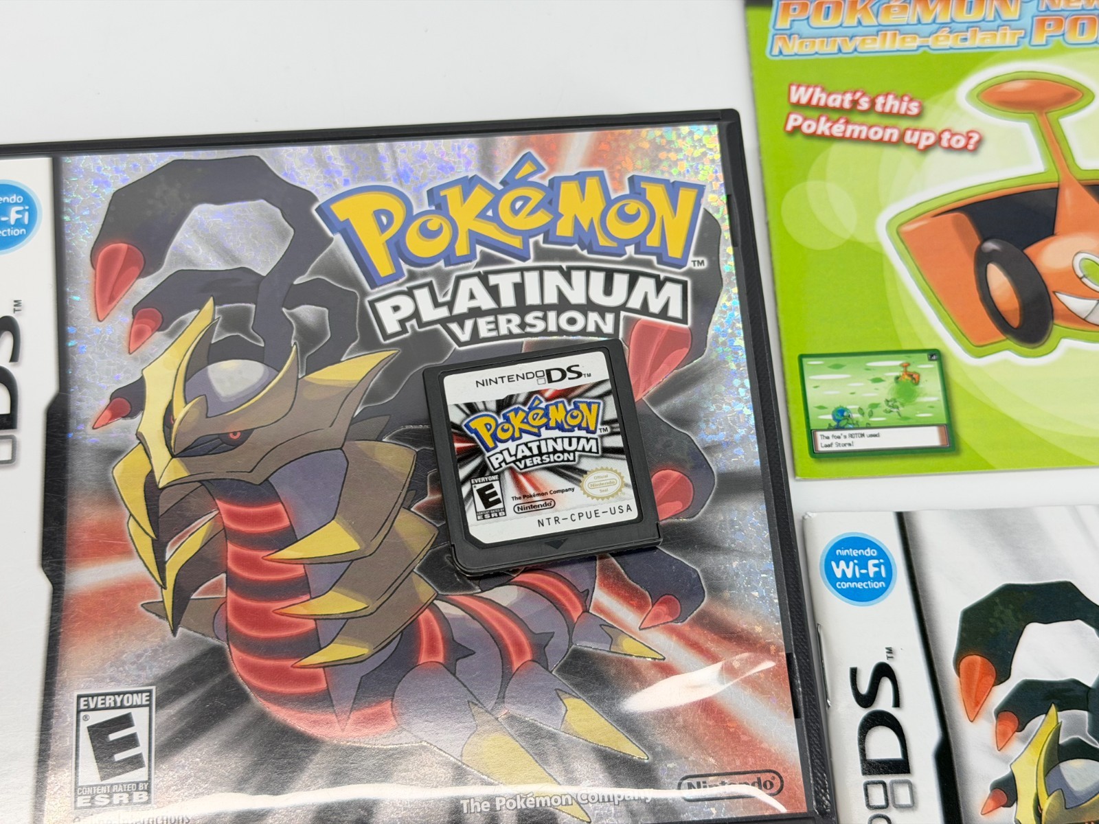 Pokemon Platinum Version (Nintendo DS) Complete w/Green Insert Authentic