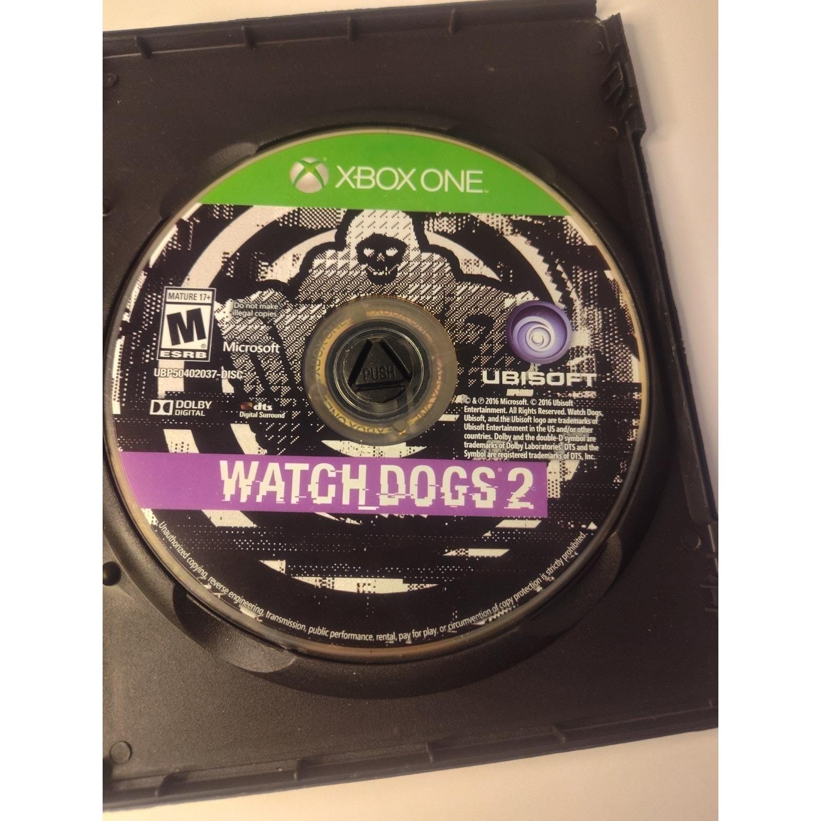 Watch Dogs 2 – Microsoft Xbox One/ Tested And Working/ CIB