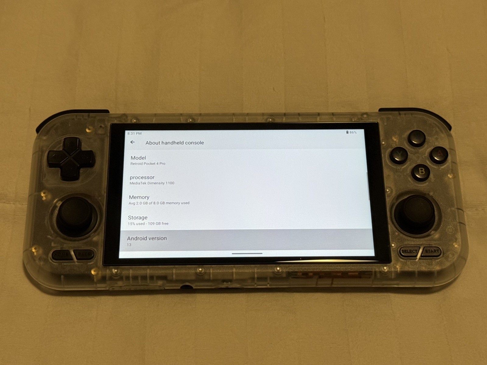 Retroid Pocket 4 Pro + Official Grip & Case, 128GB + 1TB SD Card