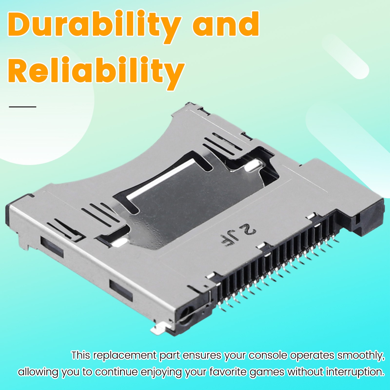 Game Card Reader Slot Replacement for NDSI NDSILL/XL – Game Console Card7693