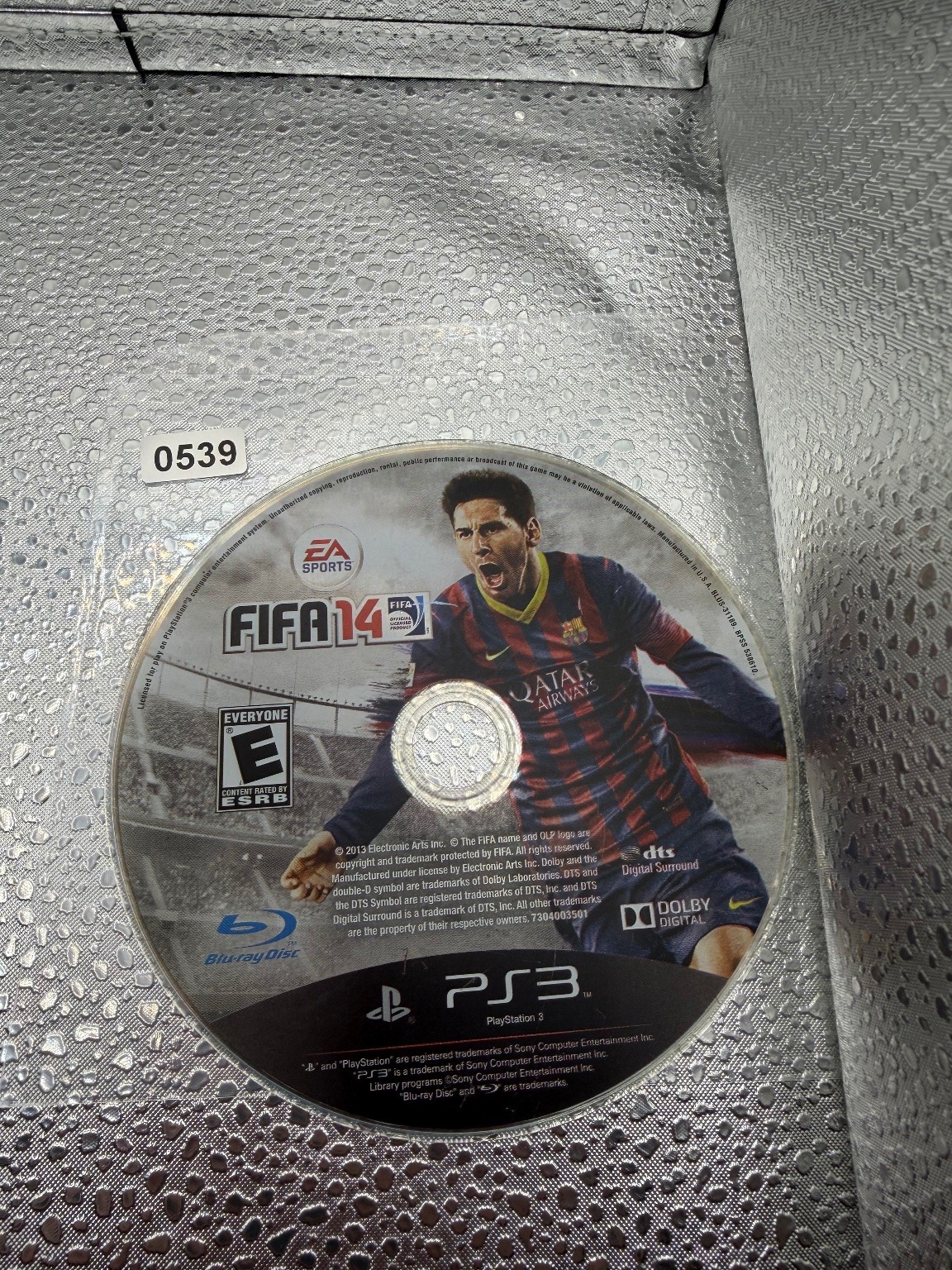 FIFA 14 PS3 PlayStation 3 Video Game Soccer Football Sports Messi