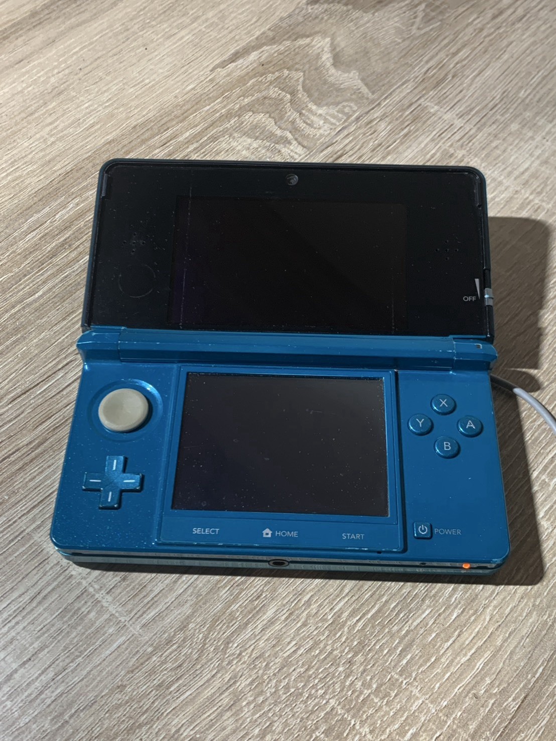 1505 Nintendo 3DS Aqua Blue Normal TESTED