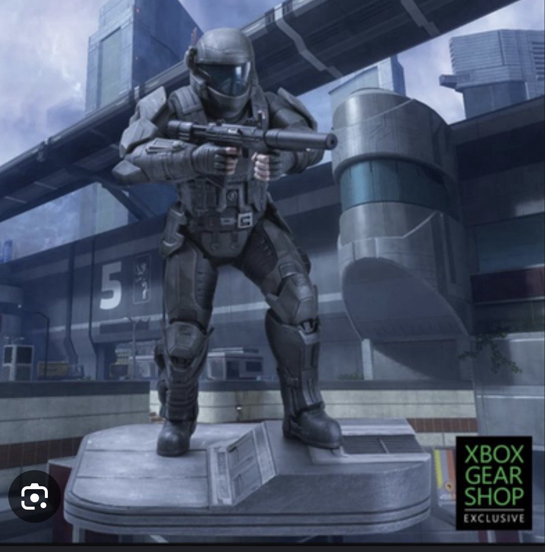 Halo 3: ODST Buck PVC Statue Dark Horse ARTIST PRINT A/P #15/40 Rare XBOX EX