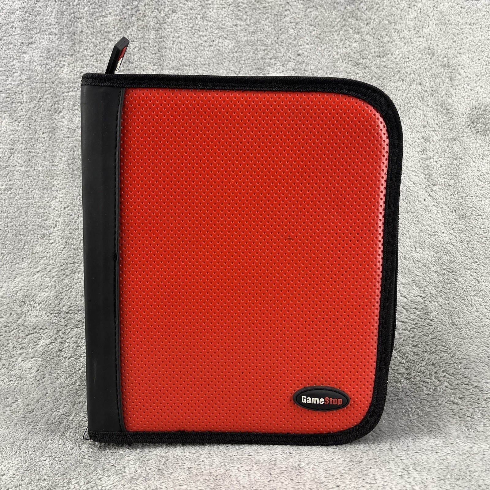Vintage GameStop Storage Case Game Boy Games Red Black
