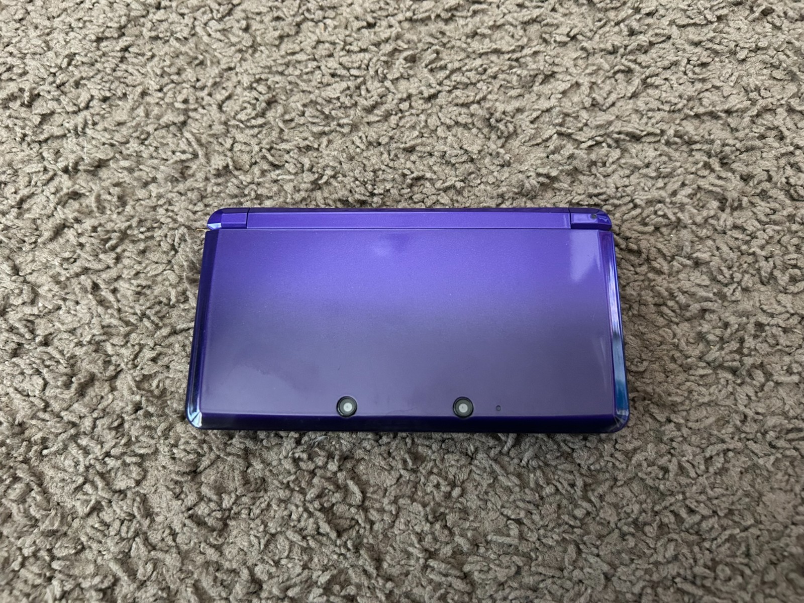 Nintendo 3DS Midnight Purple Handheld System Complete in Box Console