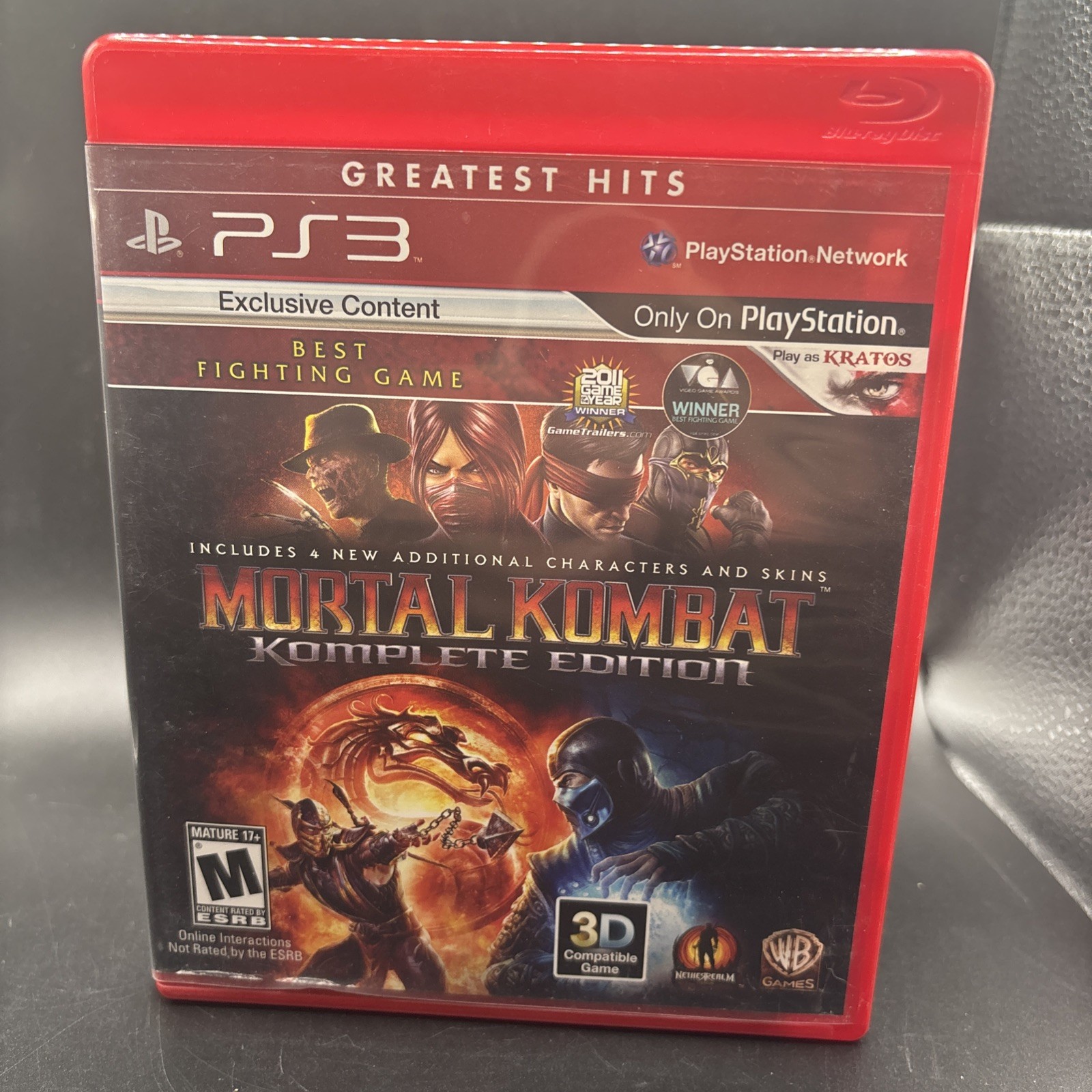 Mortal Kombat — Komplete Edition (PlayStation 3, 2012) PS3 Complete, CIB!