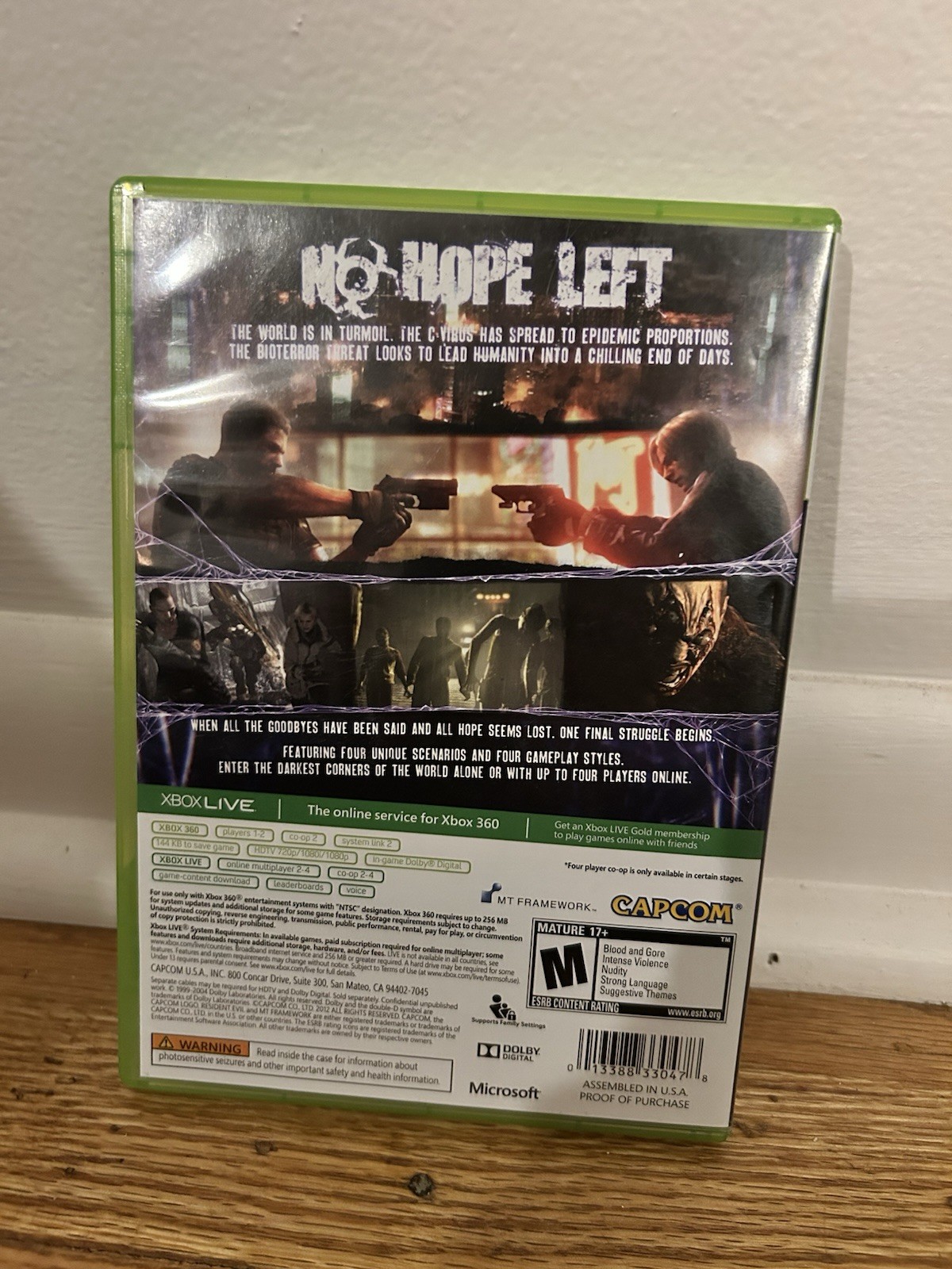 Resident Evil 6 (Microsoft Xbox 360, 2012)