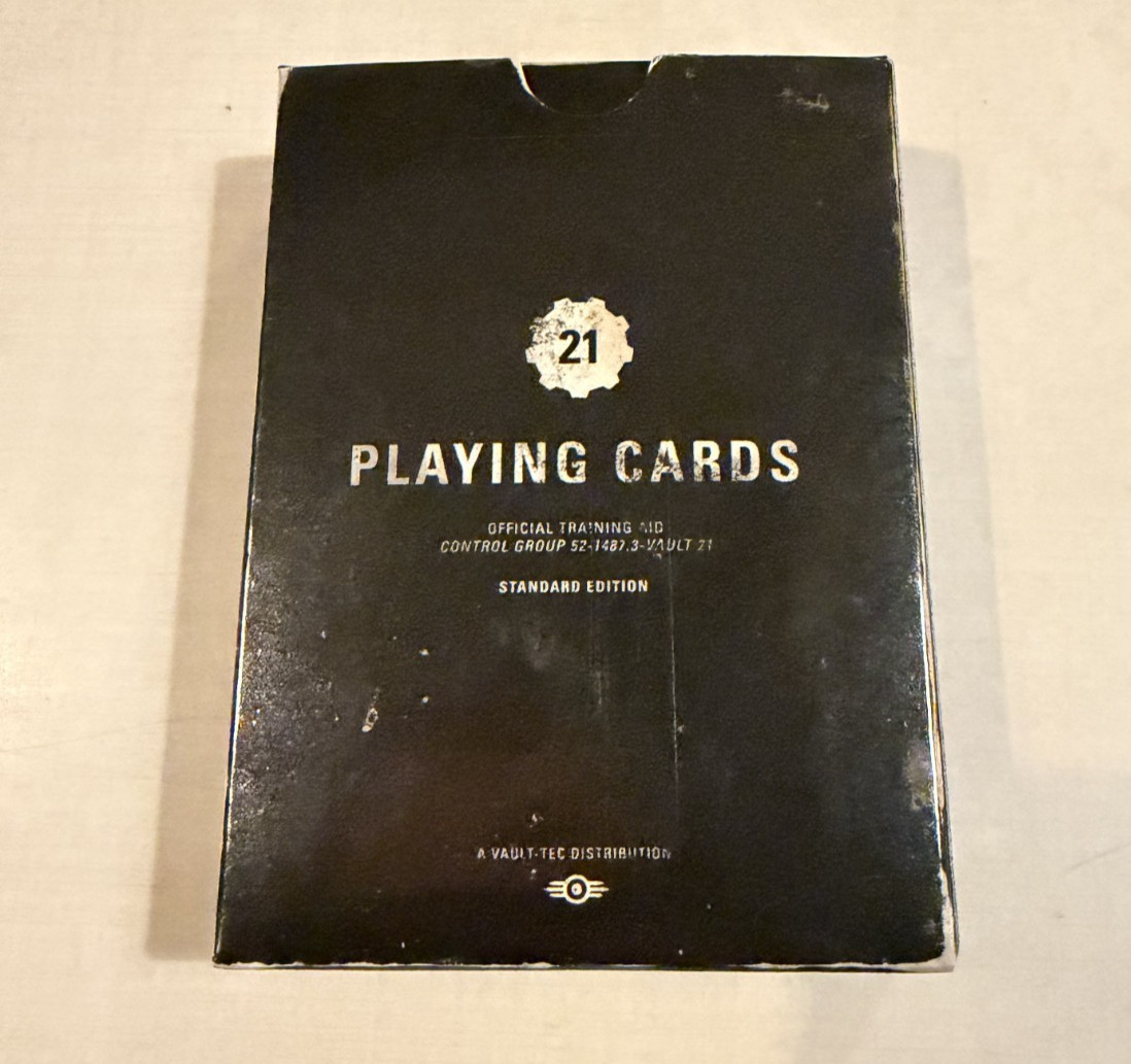 Fallout: New Vegas Vault 21 Deck of Playing Cards 2010 Bethesda Softworks