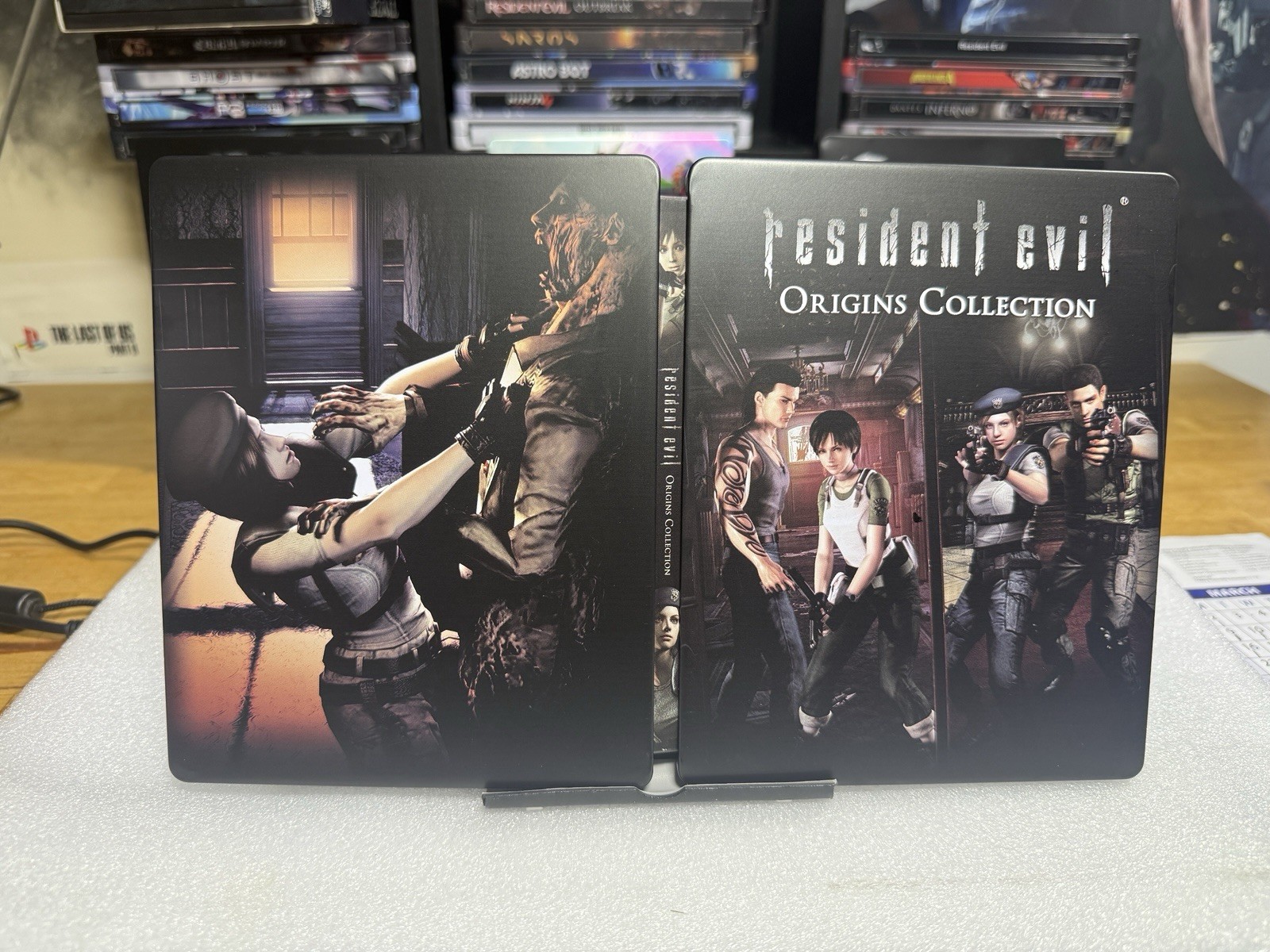 Resident Evil Origins Collection Custom Steelbook/Steelup Case PS5/Xbox (No Game