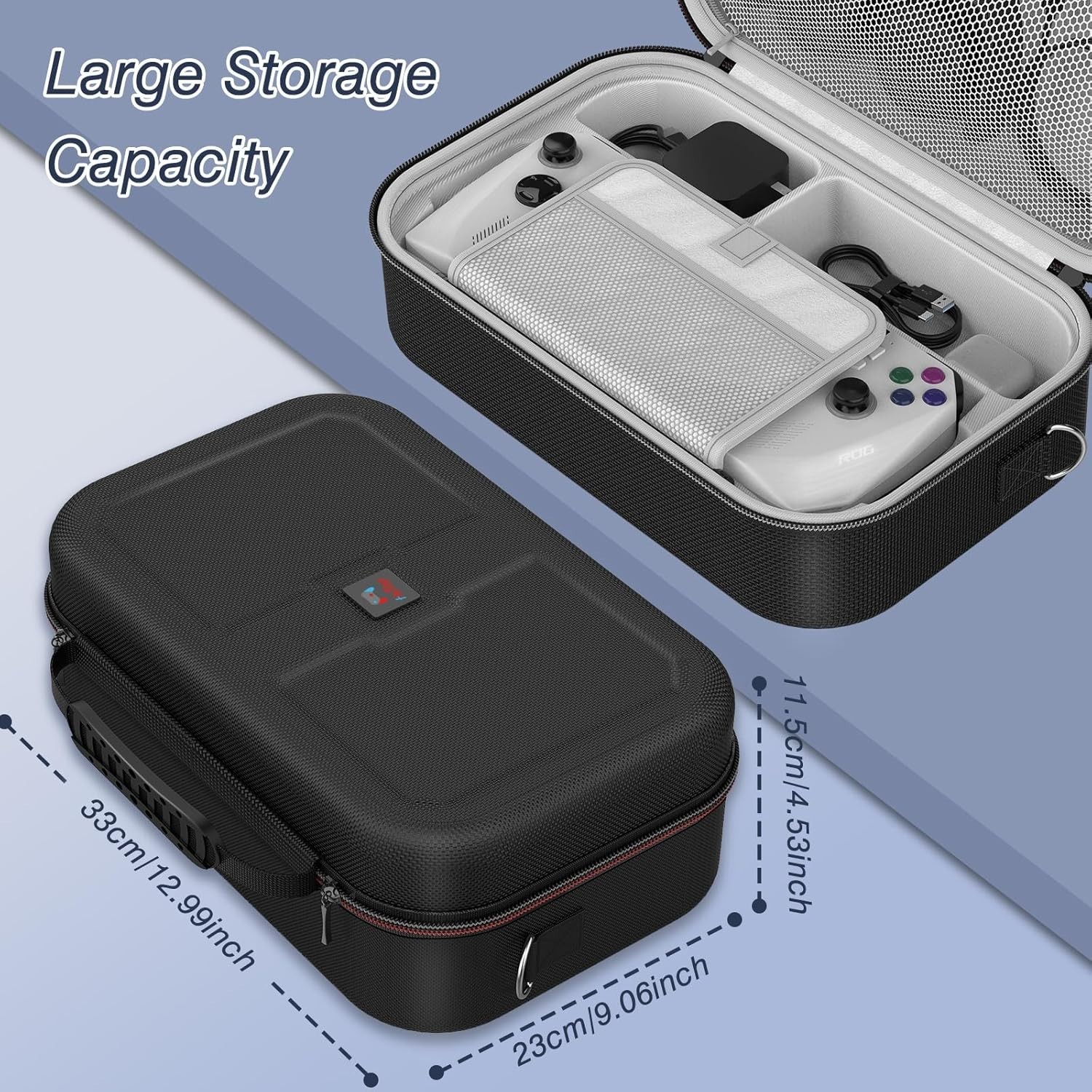 HSTOP Carrying Case for ROG Ally Large Storage Capacity Protective Travel Case