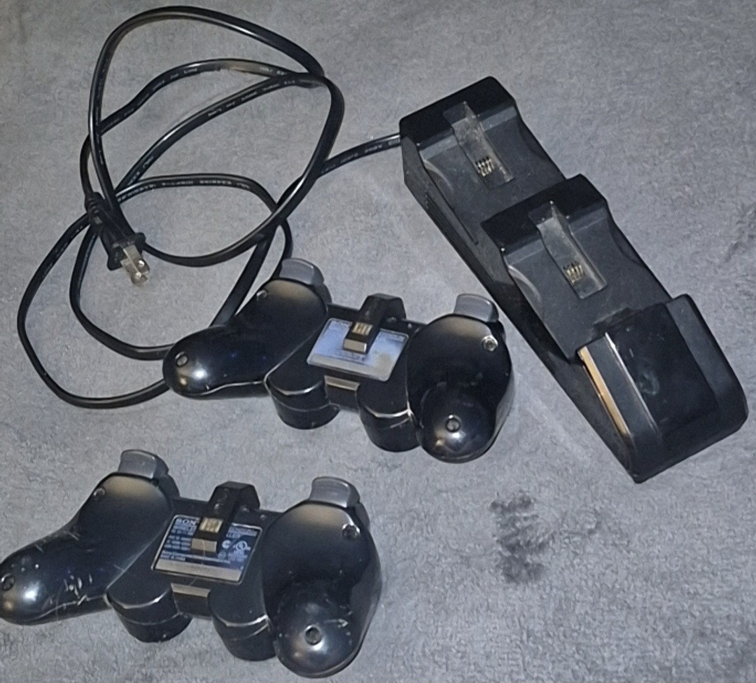 PlayStation 3 Charging Station w/ Two Wireless Controllers *not tested*