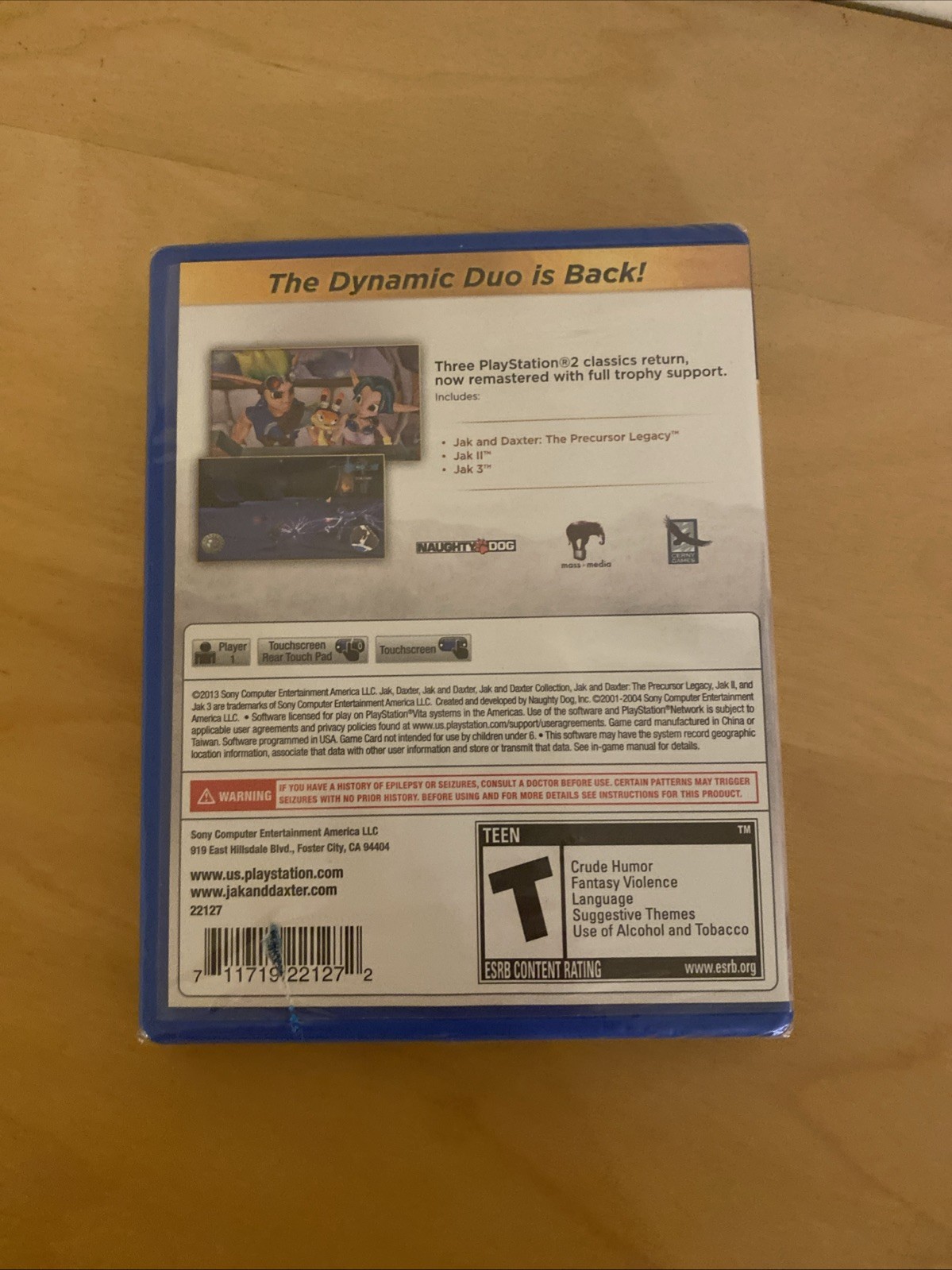 Jak and Daxter Collection PlayStation PS Vita PSV Game New SEALED