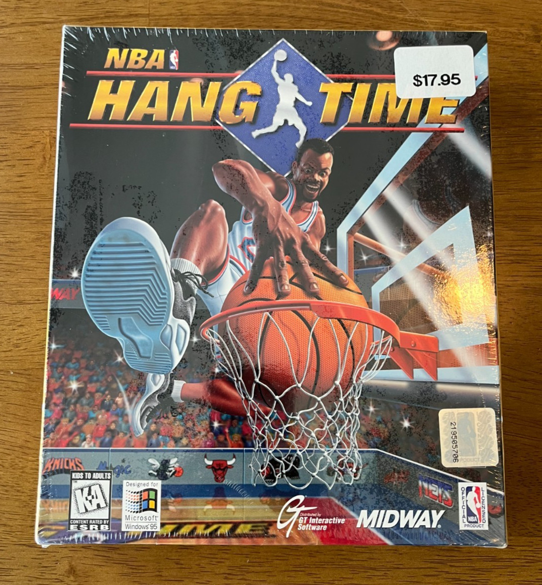 NEW PC BIG BOX NBA Hang Time (Hangtime) Midway GT Interactive *RARE*