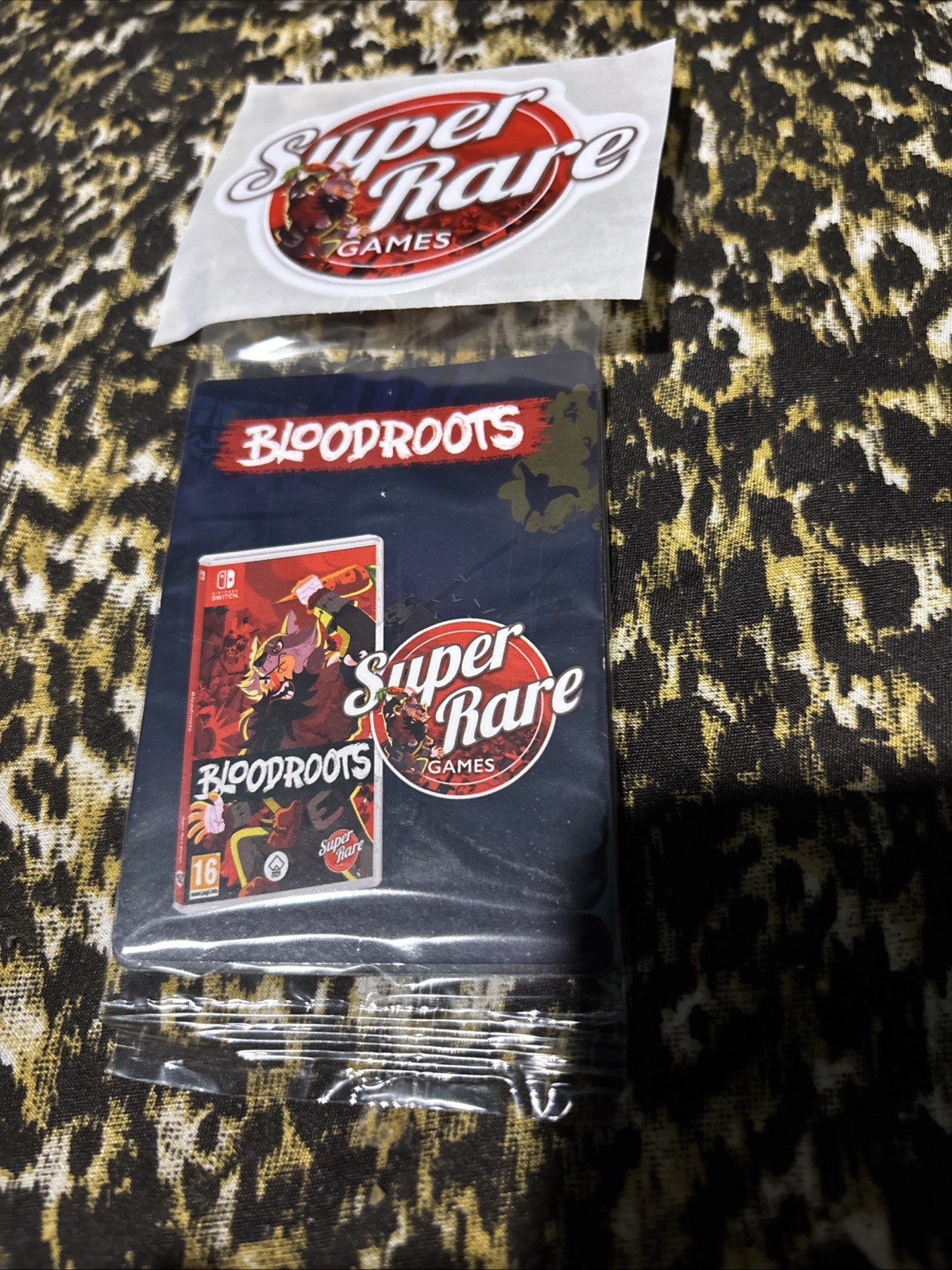 Bloodroots Super Rare Games SRG Nintendo Switch Trading Card Set