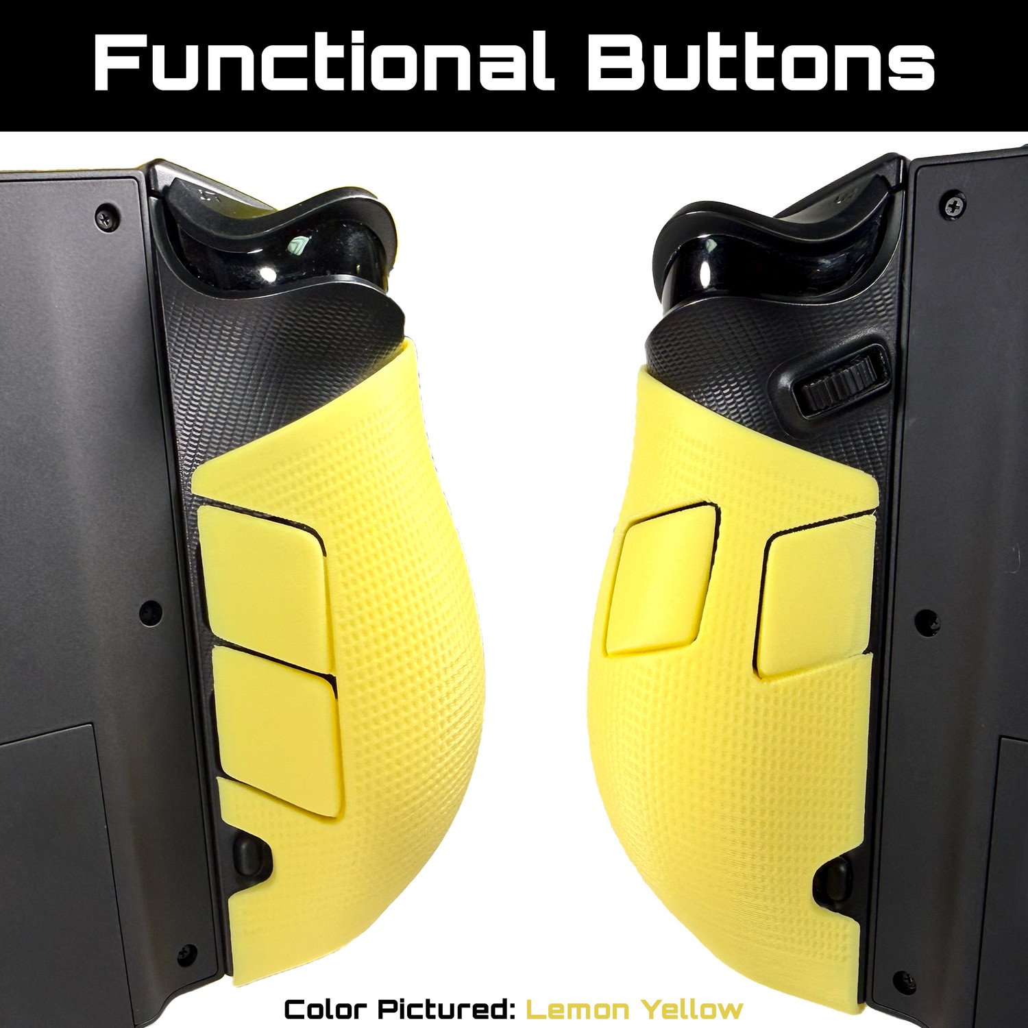 Ultra Ergonomic Comfort Grips for Lenovo Legion Go 2 – 3D Printed Accessory