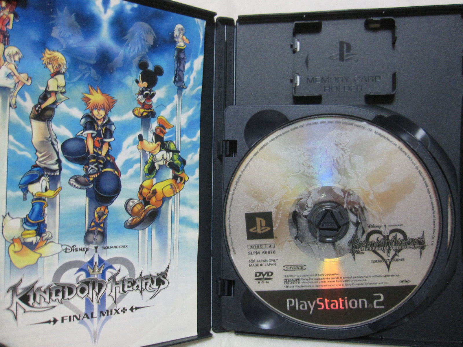 USED English SONY PS2 Kingdom Hearts Final Mix 1 & 2 2 Set Japanese Version