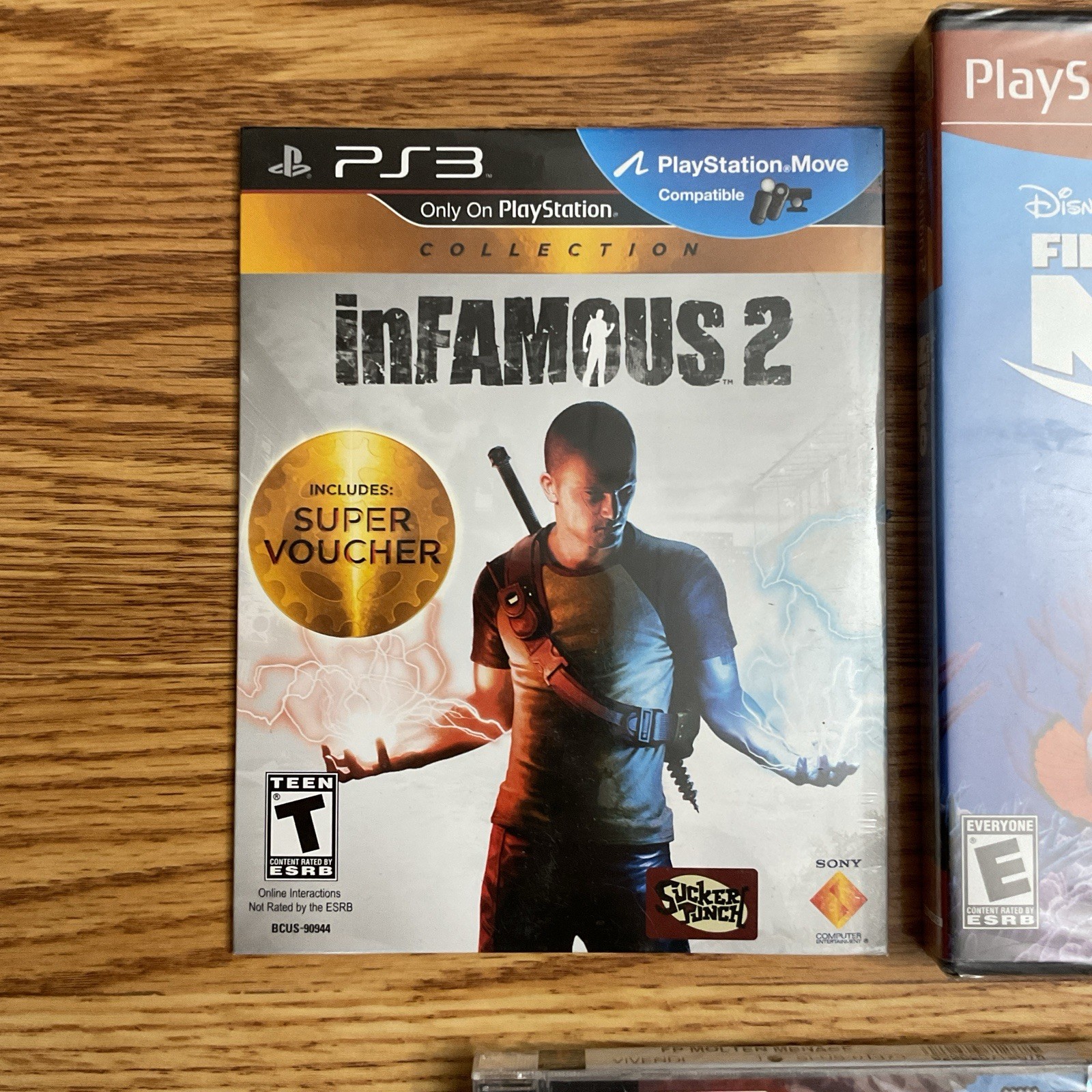 Playstation 1 2 3 NEW SEALED LOT Finding Nemo Rescue Heroes Infamous 2 Dwts Hsm