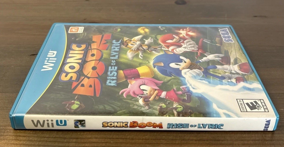 Sonic Boom Rise of Lyric – (Nintendo Wii U, 2014) CIB w/ Manual