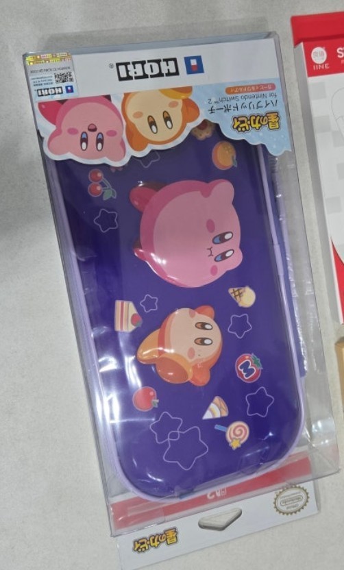 Kirby & Waddle Dee Hybrid Pouch Case for Nintendo Switch 2 Holds 10 Game Cards
