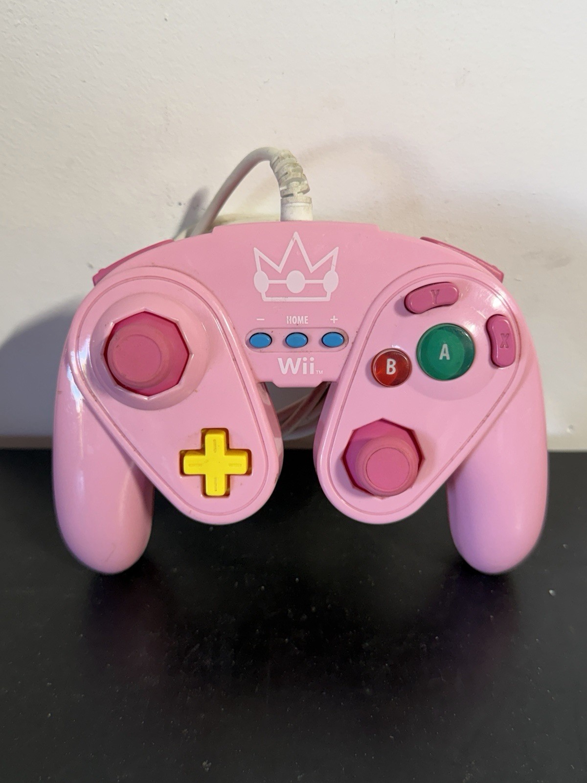 OEM Princess Peach Fight Pad Controller For Nintendo Wii U – Tested (085-006)
