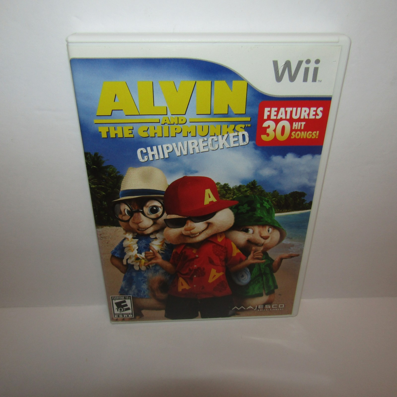 Alvin and the Chipmunks Chipwrecked Nintendo Wii Video Game with Manual Tested