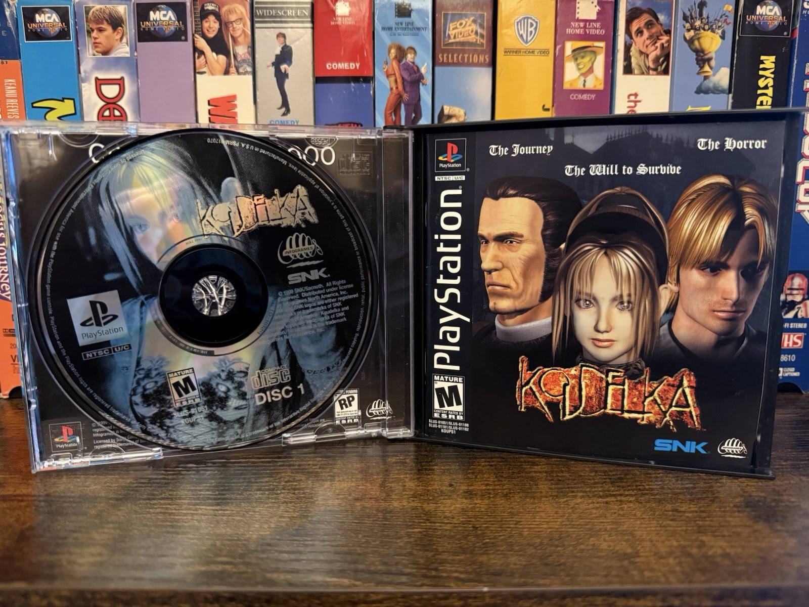 Koudelka PlayStation PS1 Video Game Complete 4-Disc Set with Manual and Reg Card