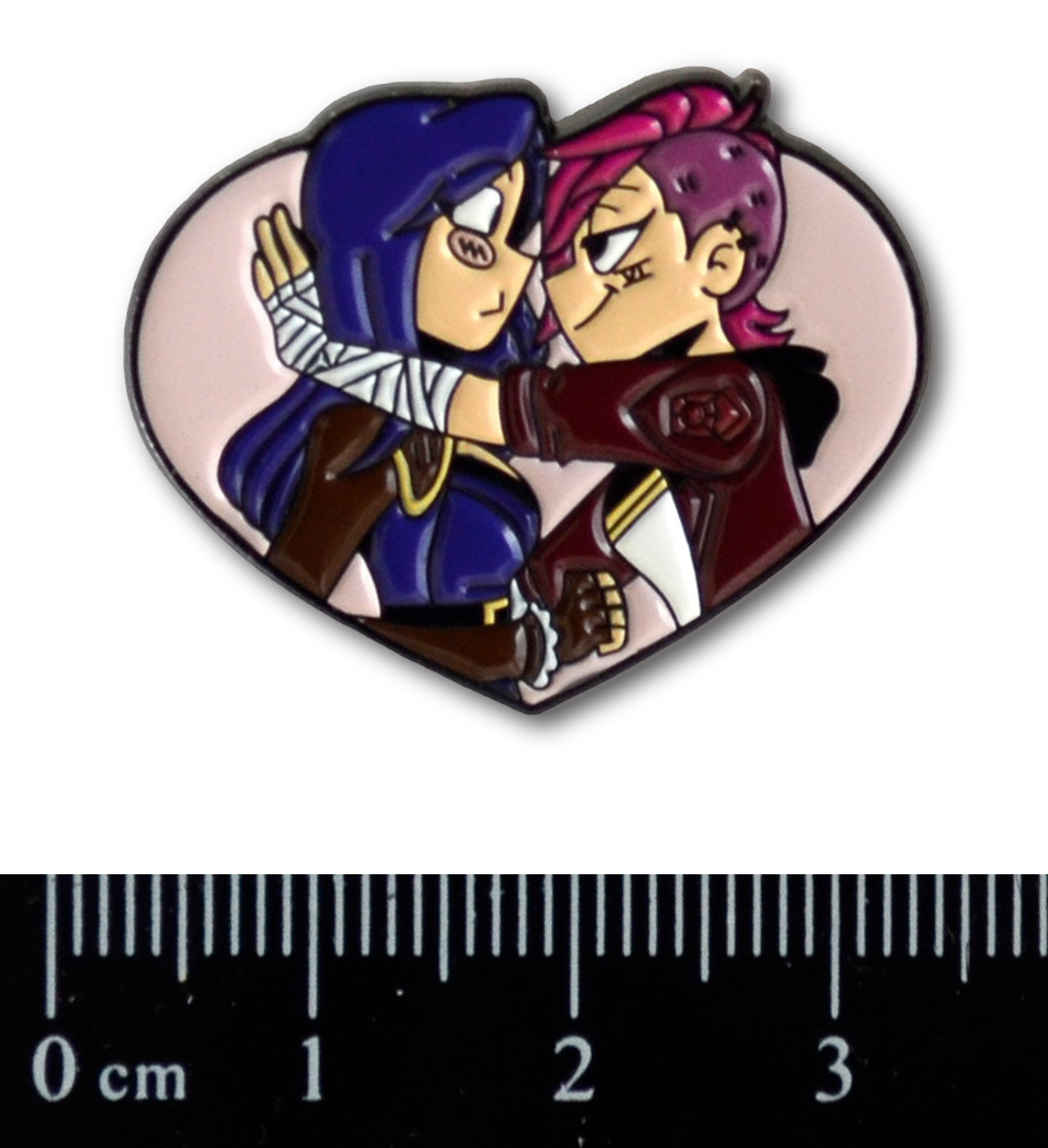 LoL Caitlyn Vi League of Legends Arcane Soft Enamel Pin Lapel Brooch Anime Game