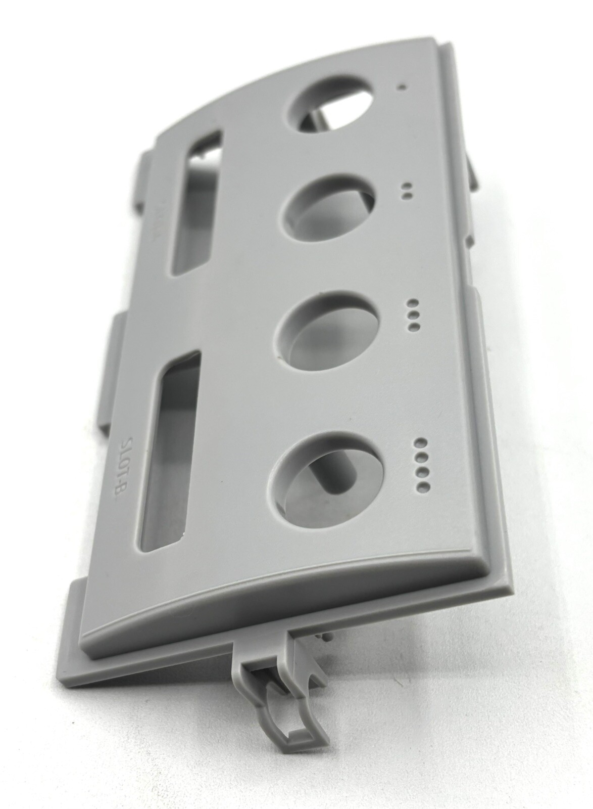 Nintendo Gamecube Controller Port Faceplate Cover Grey NO YELLOWING New
