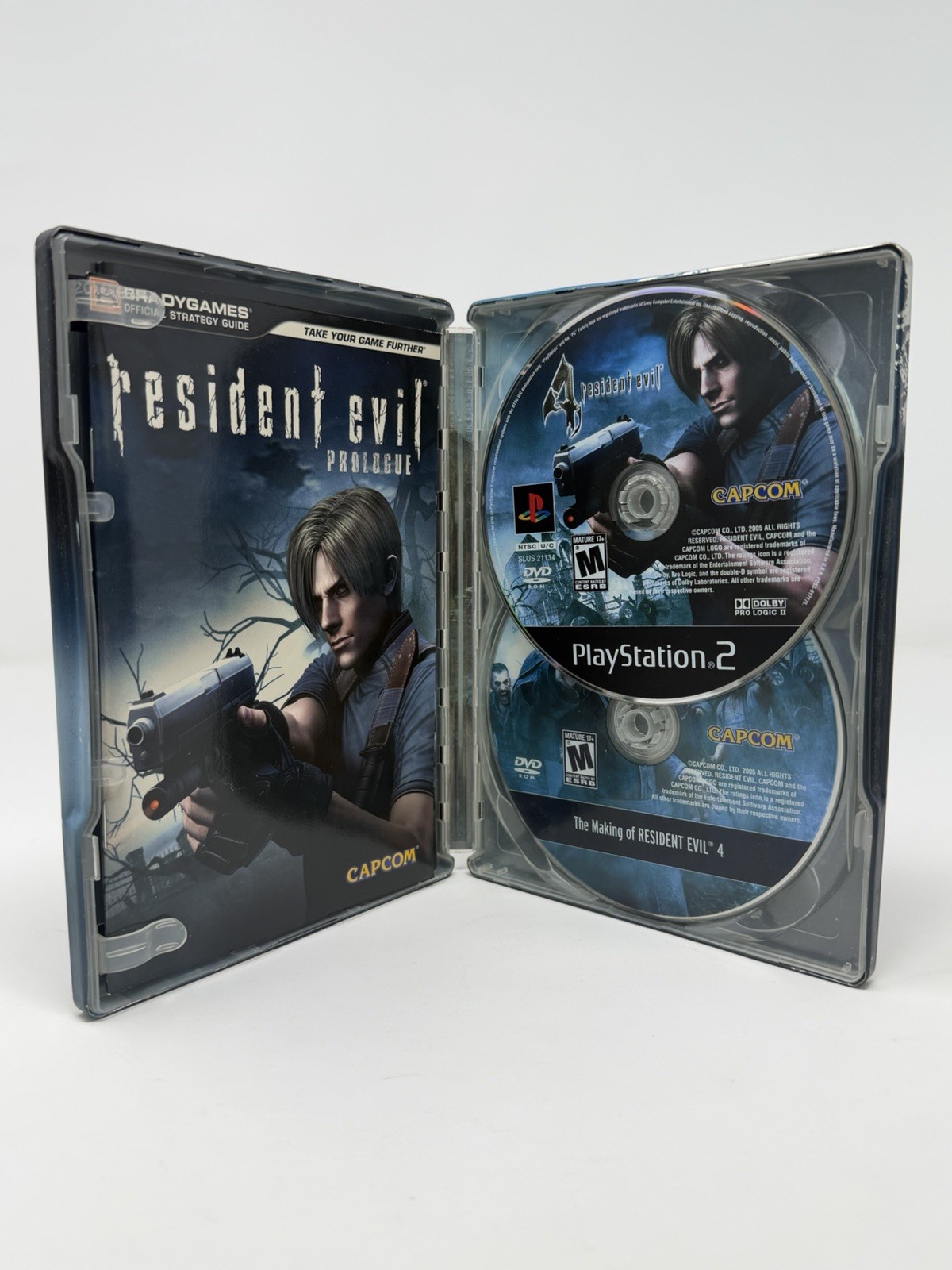 Resident Evil 4: Premium Edition/Steelbook (PS2) CIB w/Manual/DVD / Prologue