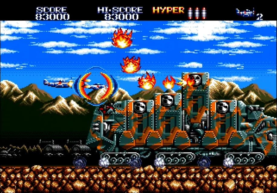 P-47 II MD (Mega Drive) New Shooting Game Imported from Japan [English available