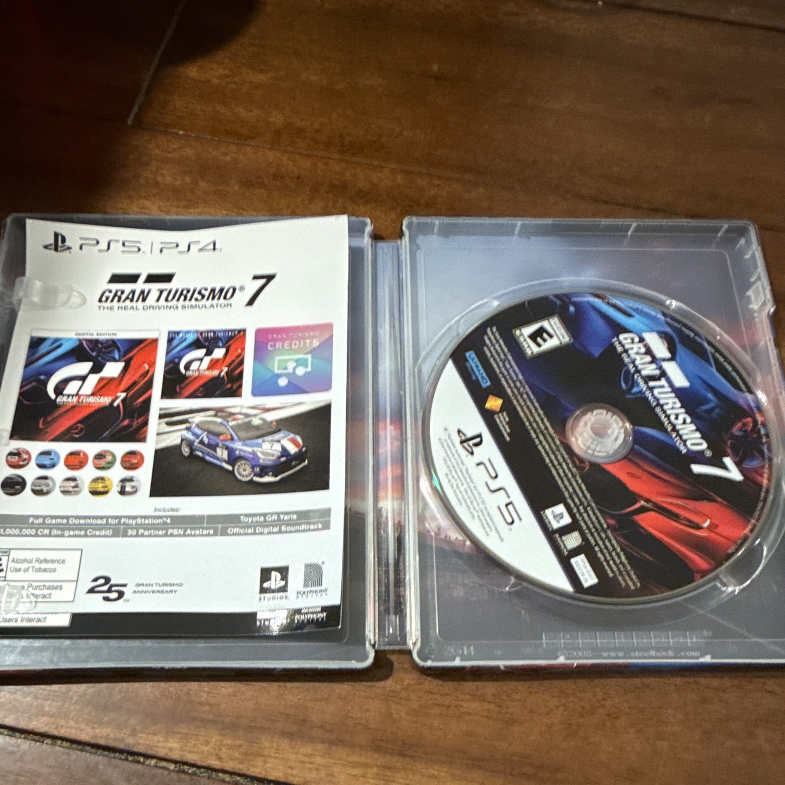 Gran Turismo 7 SteelBook Edition (Sony PlayStation 5) with Game