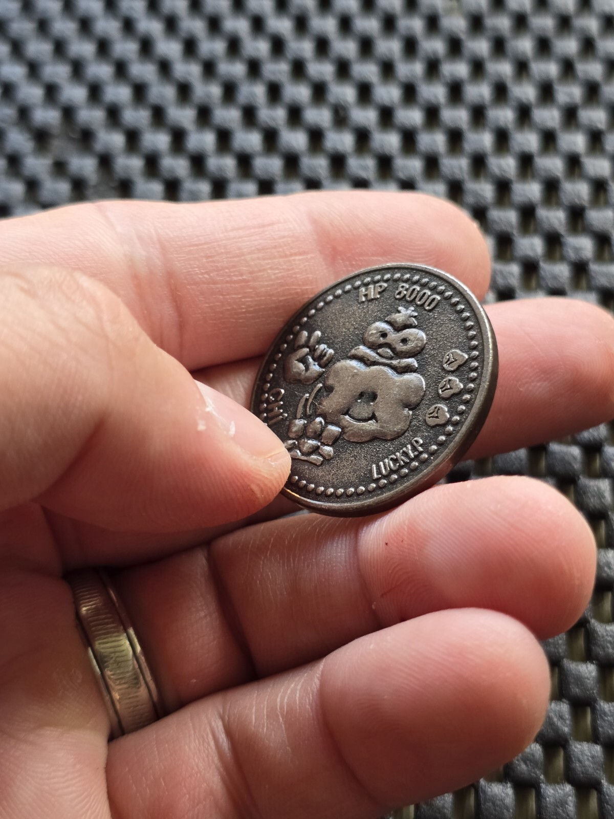 Super Mario Lucky World Coin Medal Nintendo Gachapon Rare Promo SNES GB [Lakitu]