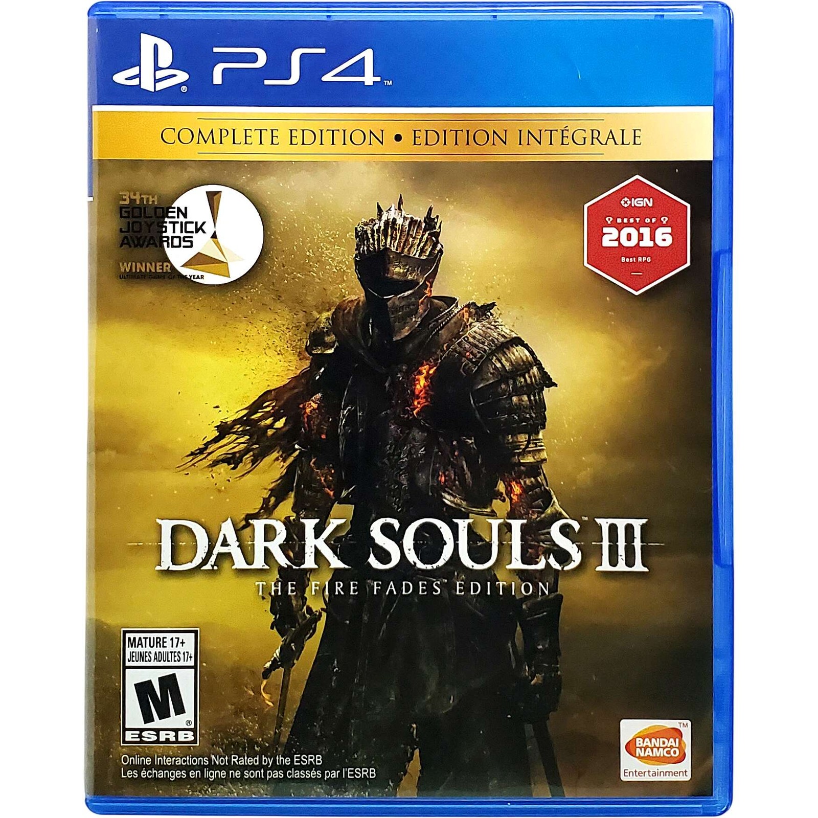 Dark Souls III The Fire Fades Edition – Sony Playstation 4 PS4 3 1Y Guarantee